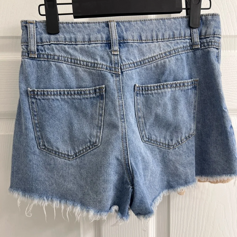 Denim shorts